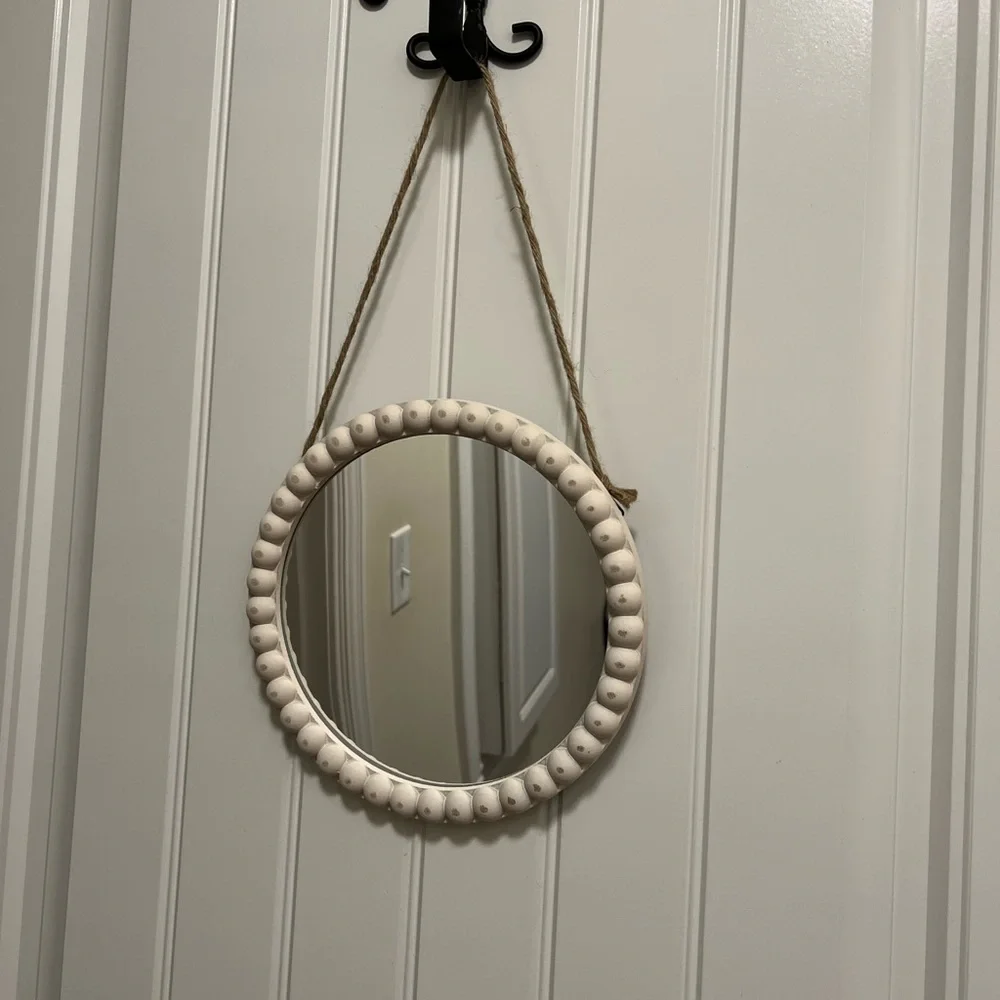 NWT Beaded Farmhouse Mirror 🪞